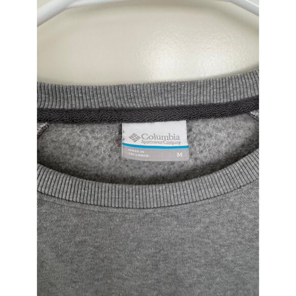 Columbia Wander Pullover Crewneck Gray Medium - Picture 5 of 5
